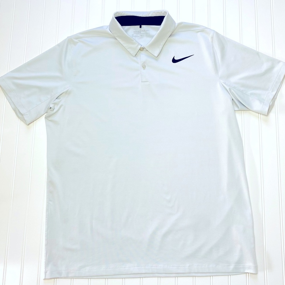 NIKE Golf "Mobility Control" Striped Polo